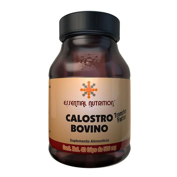 Suplemento alimenticio Essential Nutrition Calostro Bovino 40