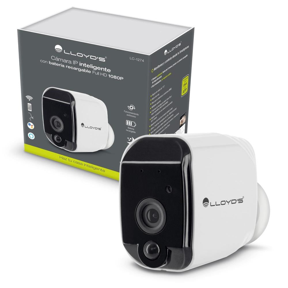 Mini cámara Detección de movimiento nocturno de gran de 150 degree  Videocámaras inalámbricas Cámara de vigilancia IP, pantalla de monitoreo al  - 1080P Hugo mini cámara wifi