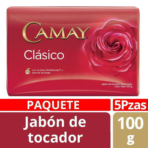 cerca paciente caja registradora Jabón de tocador Camay clásico 5 pzas de 100 g c/u | Walmart