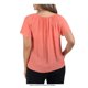 thumbnail image 3 of Blusa Simply Basic M220A02012 Talla Eg Coral Campesina Estampada, 3 of 4