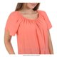 thumbnail image 4 of Blusa Simply Basic M220A02012 Talla Eg Coral Campesina Estampada, 4 of 4