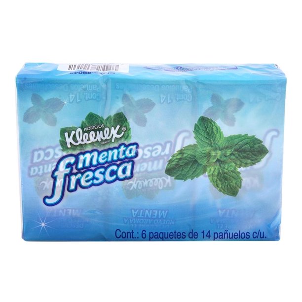 Pañuelos Desechables Kleenex con 6 Paquetes, 14 pzas c/u.