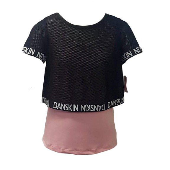 Playera Danskin Talla 8 Deportiva Doble Rosa