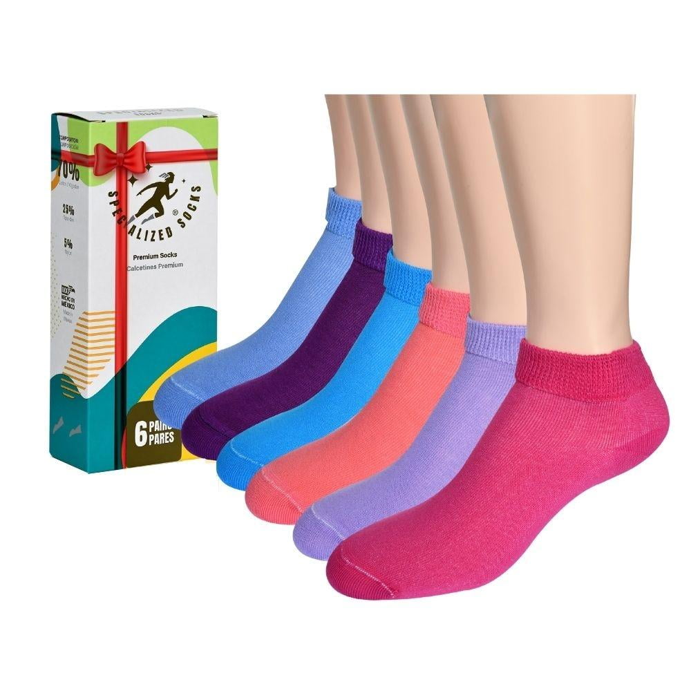 Calcetines hombre Specialized Socks Talla 5 - 9.5 Negros 6 pares