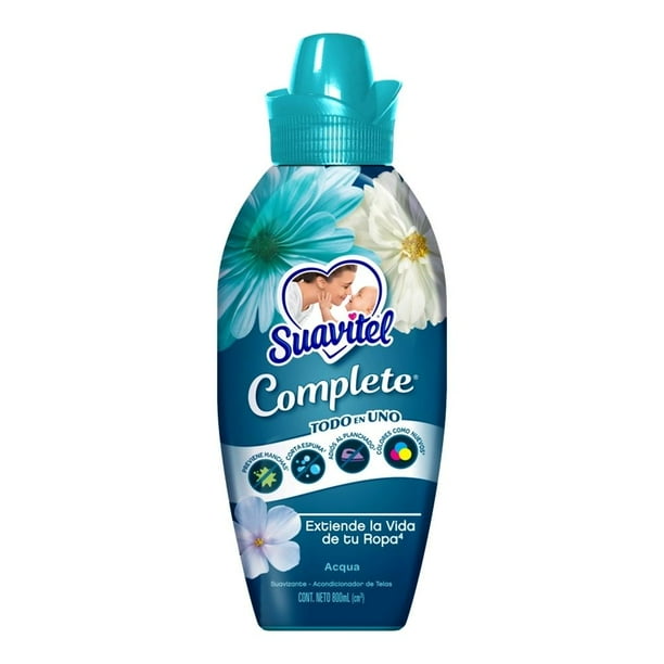 Suavizante Acondicionador De Telas Suavitel Complete Acqua 800 Ml Walmart 7875