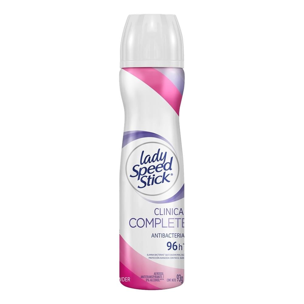 Antitranspirante Lady Speed Stick clinical complete en aerosol para