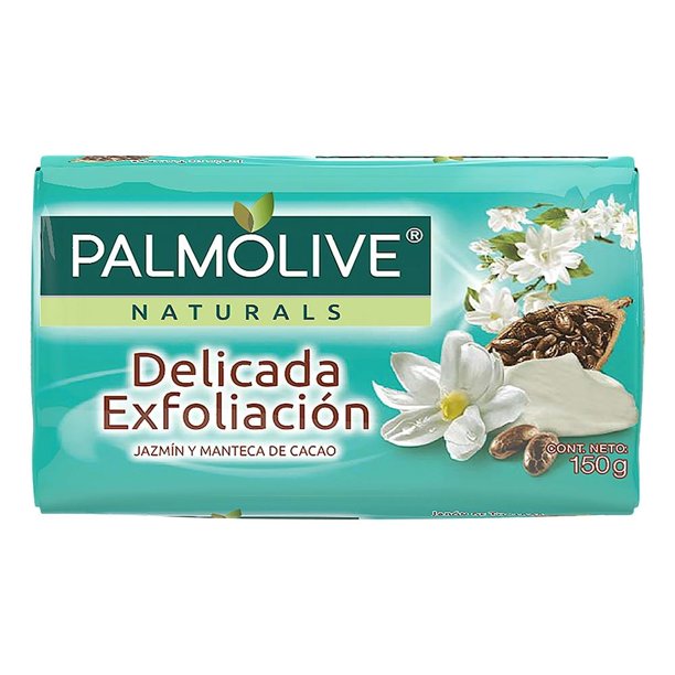 Jabón De Tocador Palmolive Naturals Delicada Exfoliación Jazmín Y Manteca De Cacao 150 G 2746