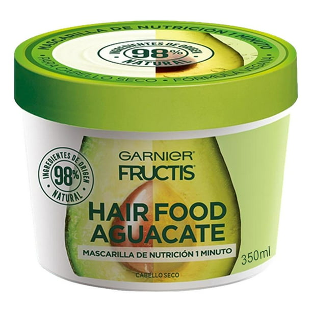amortiguar Objetor farmacéutico Mascarilla para cabello Garnier Fructis hair food aguacate cabello seco 350  ml | Walmart