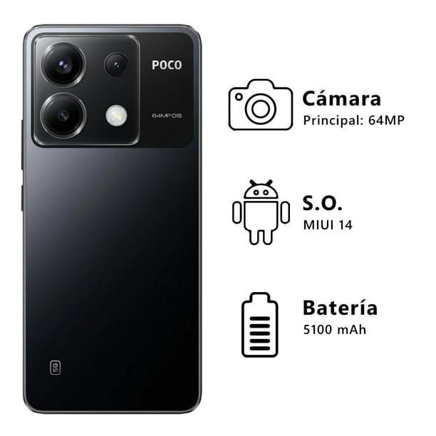 Xiaomi Poco X6 Pro 5G 12GB/512GB Negro - Teléfono móvil