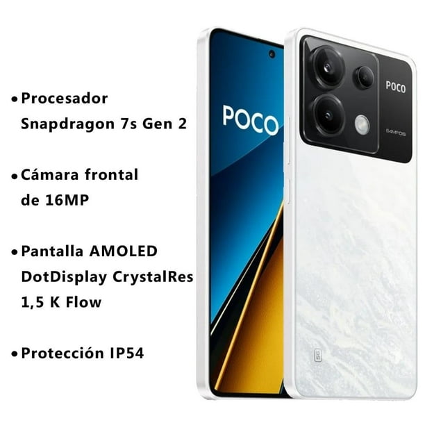 Xiaomi Poco M5S 128gb 6gb Blanco Xiaomi Smartphone Android AMOLED