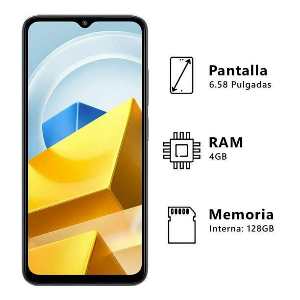 Xiaomi Celular Poco M5 Yellow 4GB Ram 128GB ROM : :  Electrónicos