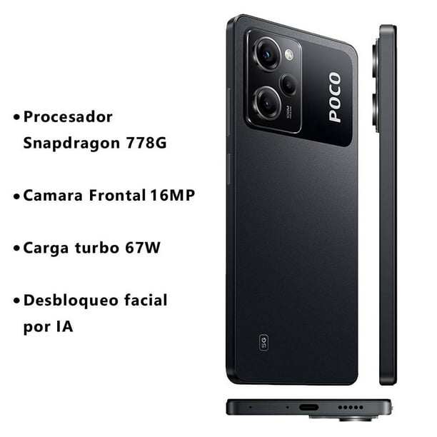 Celular Poco X5 Pro 5G Black 6GB RAM 128GB ROM 