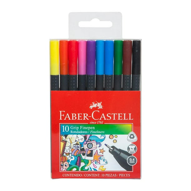 Faber-Castell Pack con 30 rotuladores Grip.