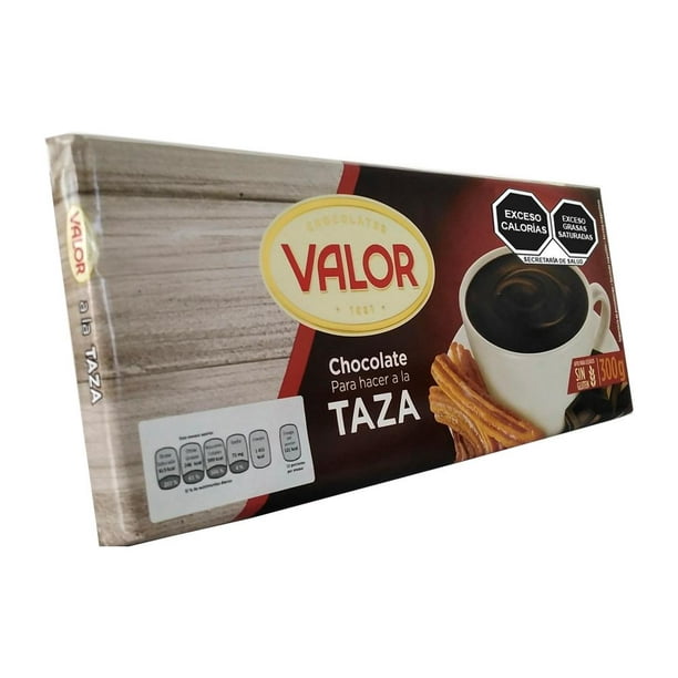 Barra De Chocolate Con Leche Valor 300 Gr