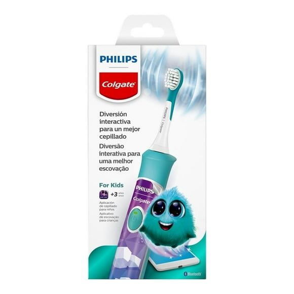 cepillo de dientes eléctrico colgate philips sonicare for kids extra suave