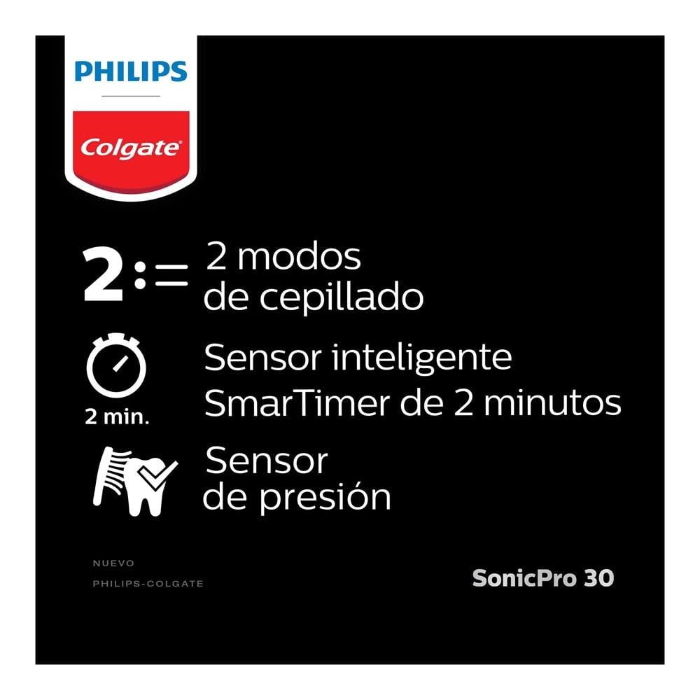 Cepillo de Dientes Eléctrico Colgate Philips SonicPro 30 Suave