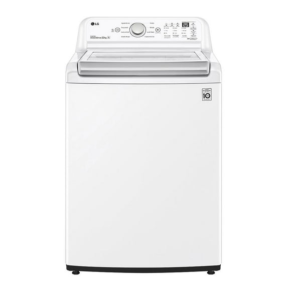lavadora 22kg lg carga superior blanca