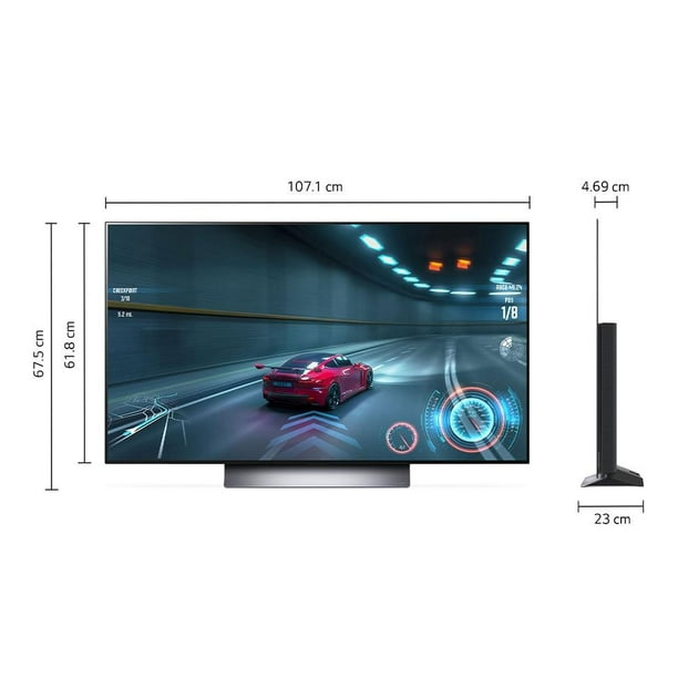 LG OLED48C35LA, OLED 4K, Inteligente α9 4K Gen6, Smart TV, REACONDICIONADO
