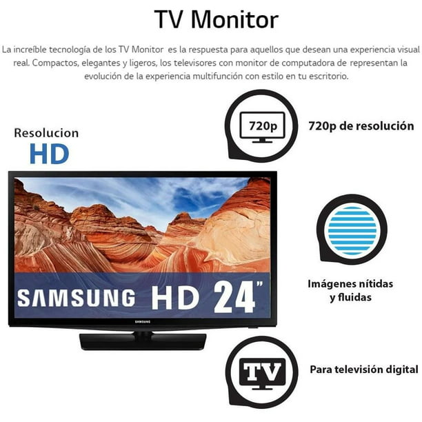 TV Samsung 24 Pulgadas HD LED LT24D310NQ-ZX