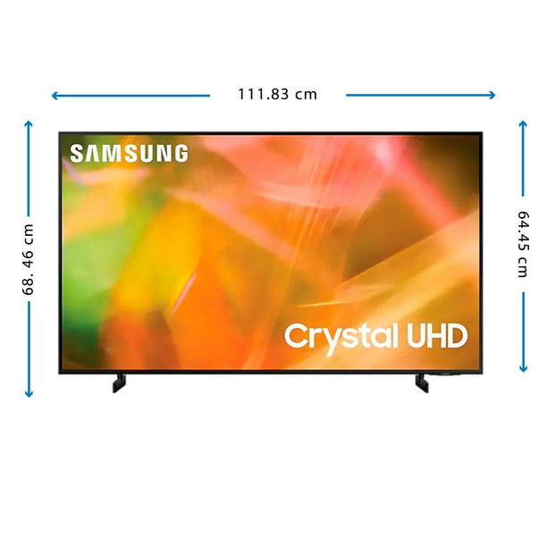  SAMSUNG UN50AU8000FXZA - Paquete de TV LED inteligente