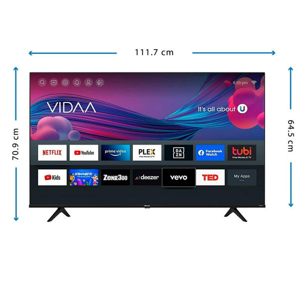 TV Hisense 65 Pulgadas 4K Ultra HD Smart TV LED 65R6E Reacondicionada