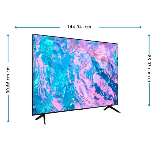 SAMSUNG Pantalla 65 Pulgadas LED Smart TV Crystal 4K UHD UN-65CU7010 :  : Electrónicos