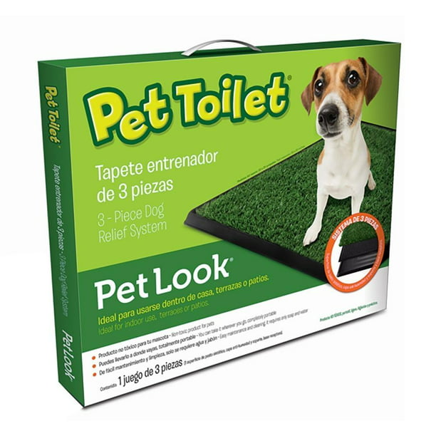 Tapete entrenador para perro Pet Toilet 1 juego de 3 pzas