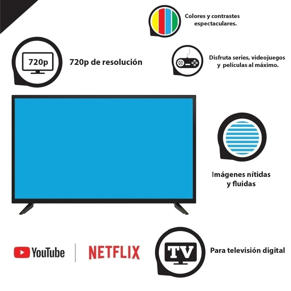 PANTALLA DE 22 LED FHD NETFLIX MARCA RCA RCA RTV22N2NF/