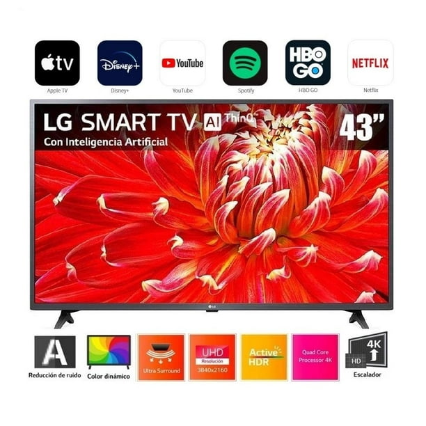  LG UP7000PUA 43 pulgadas 4K UHD 4K UHD 4K UHD 60Hz Smart TV  43UP7000PUA (2021)