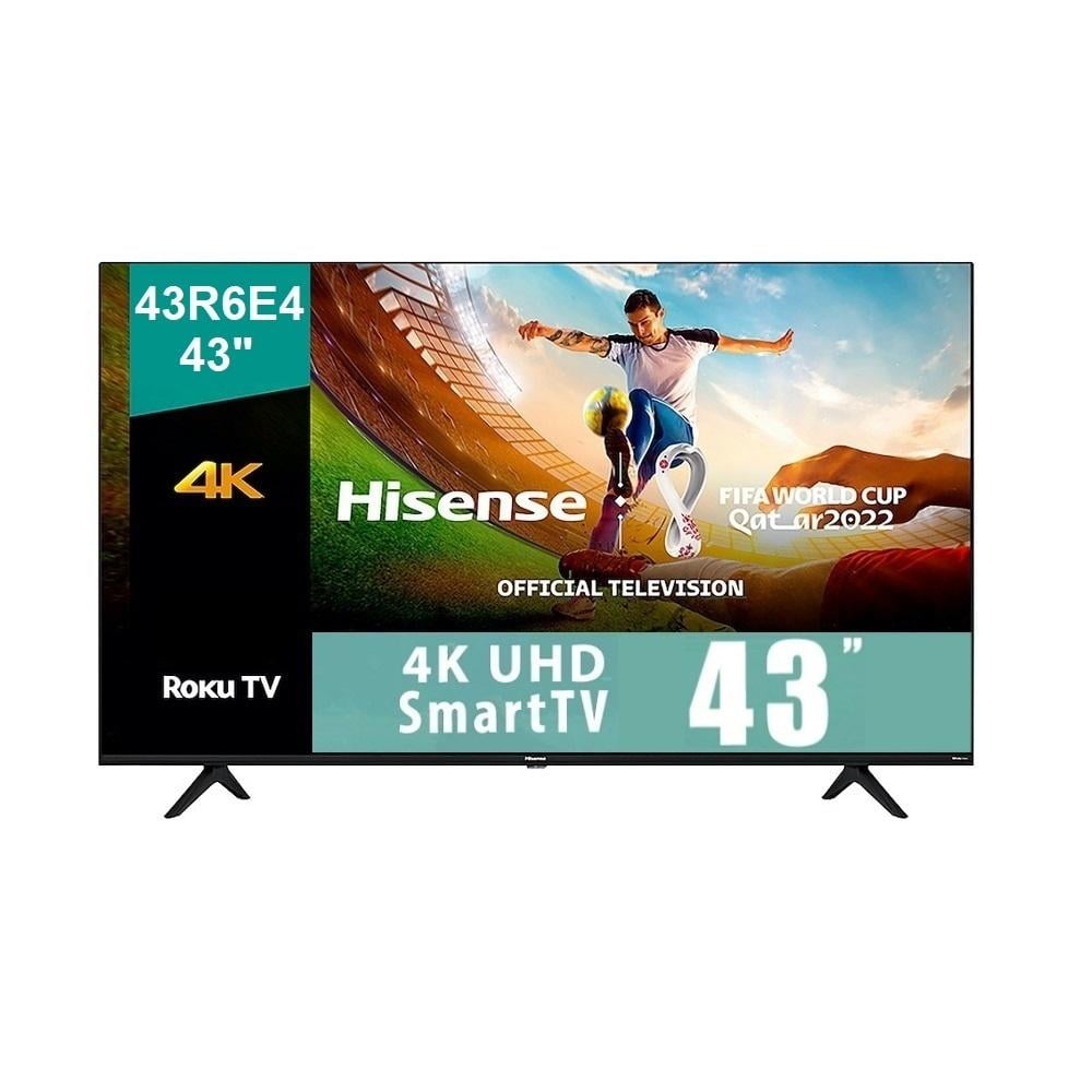 TV Hisense 43 Pulgadas 4K Ultra HD Smart TV LED 43R6E4