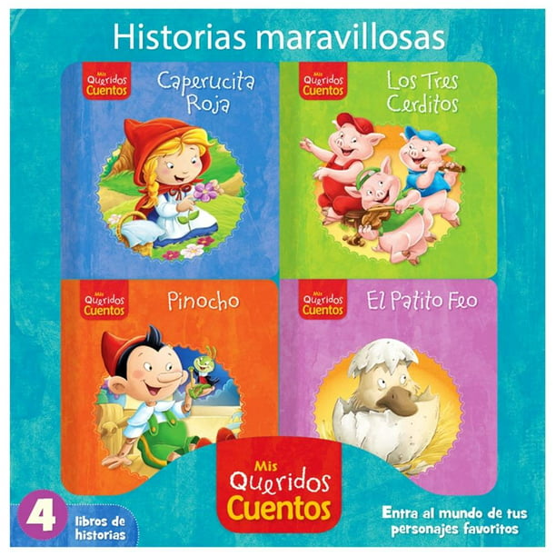 Set de libros de cuentos infantiles Genérico Historias