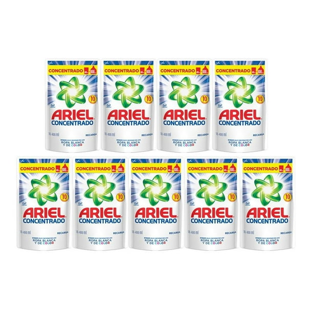 Detergente Ariel Liquido 400 ml Concentrado