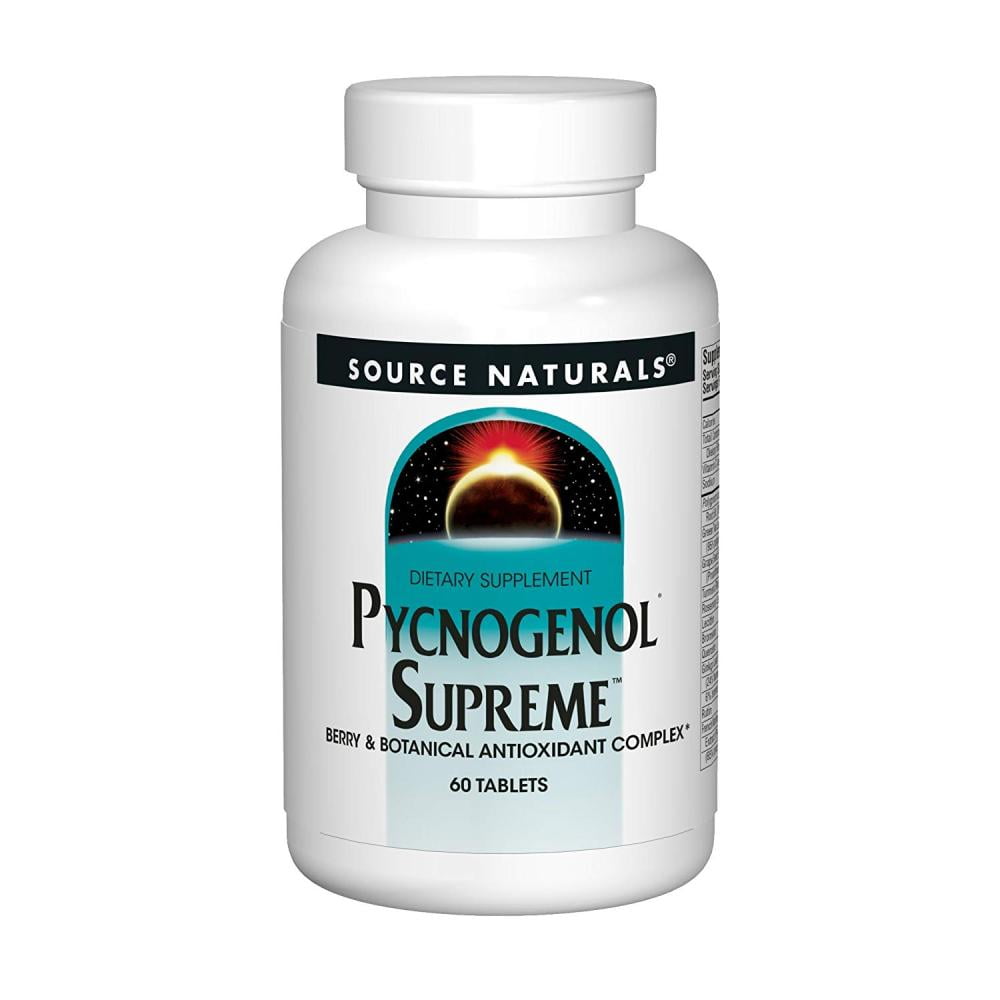 Suplemento Pycnogenol Supreme Source Naturals Complex Antioxidante 60