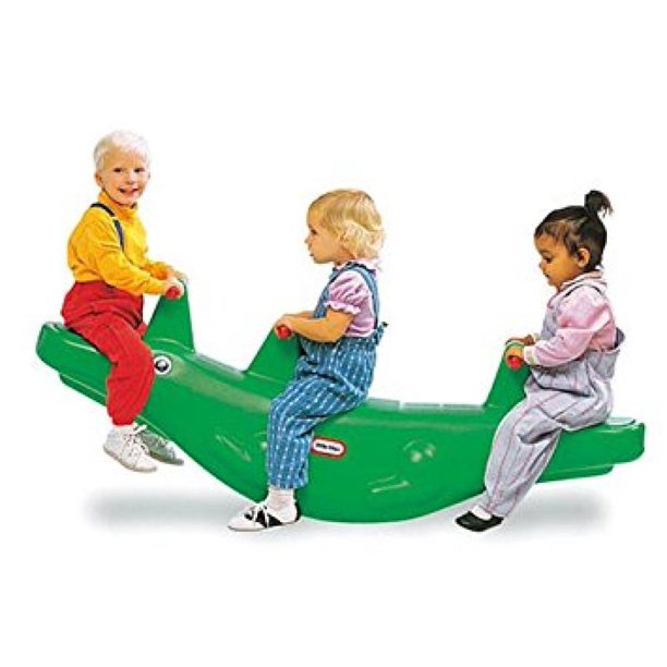 Caiman montable para niños Little Tikes Alligator Teeter Totter