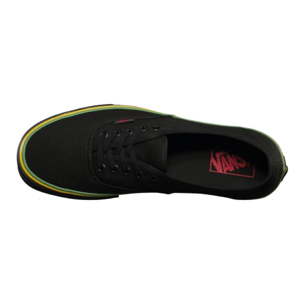 Zapatos vans outlet rasta negro