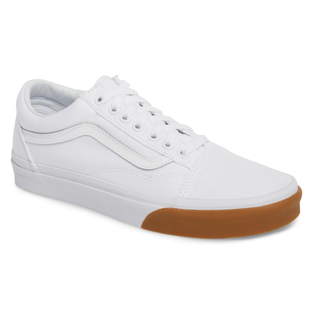 TENIS Vans UNI OLD SKOOL GUM BUMPER TRUE WHITE TALLA 30 Walmart