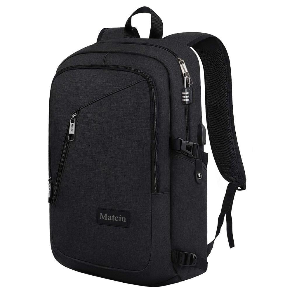 Mochila MATEIN Laptop 15.6pulg Mujeres y Hombres Puerto USB Antirrobo ...