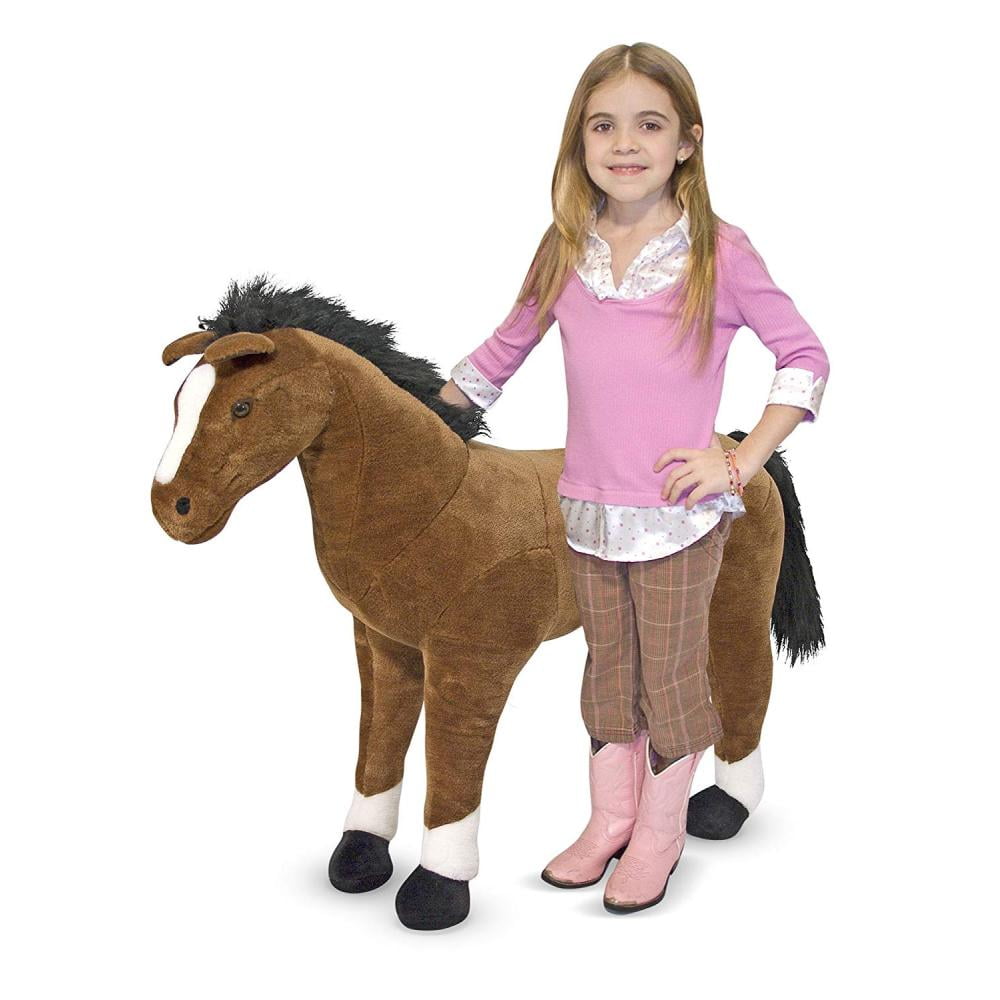 Caballo Gigante Peluche Stuffed Animal Realista Caf Melissa