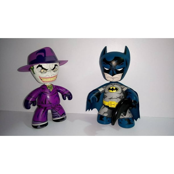 San Diego Comic-Con 2010 Mezco Exclusive DC Universe Batman And Joker Mez Itz 2 Pack - Foto 2