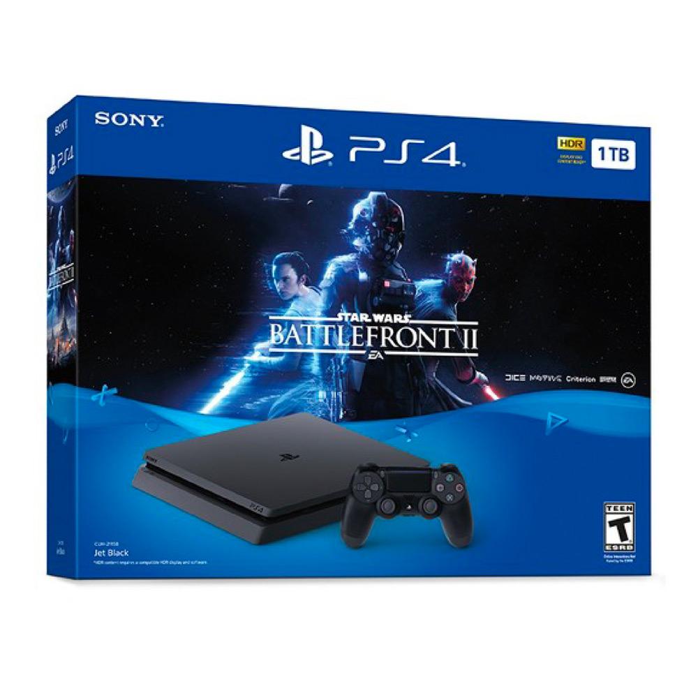 Consola Playstation 4 Slim 1TB + Star Wars Battlefront II Sony