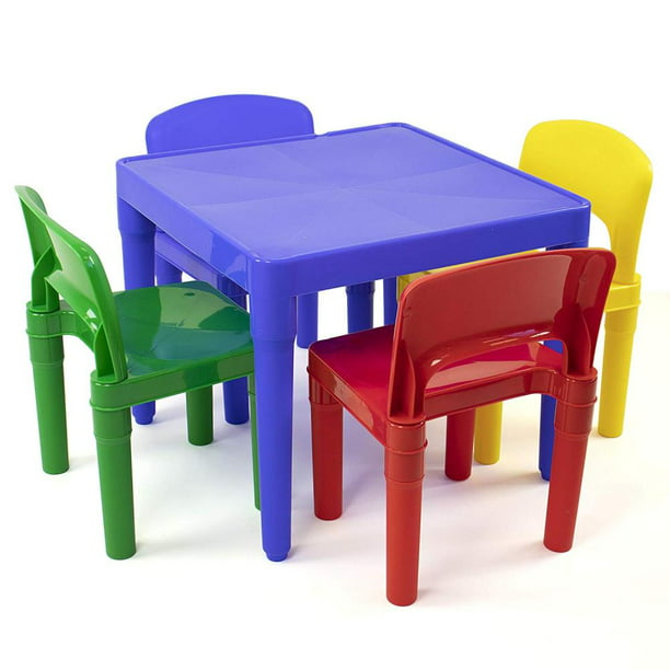 Mesas infantiles de colores 