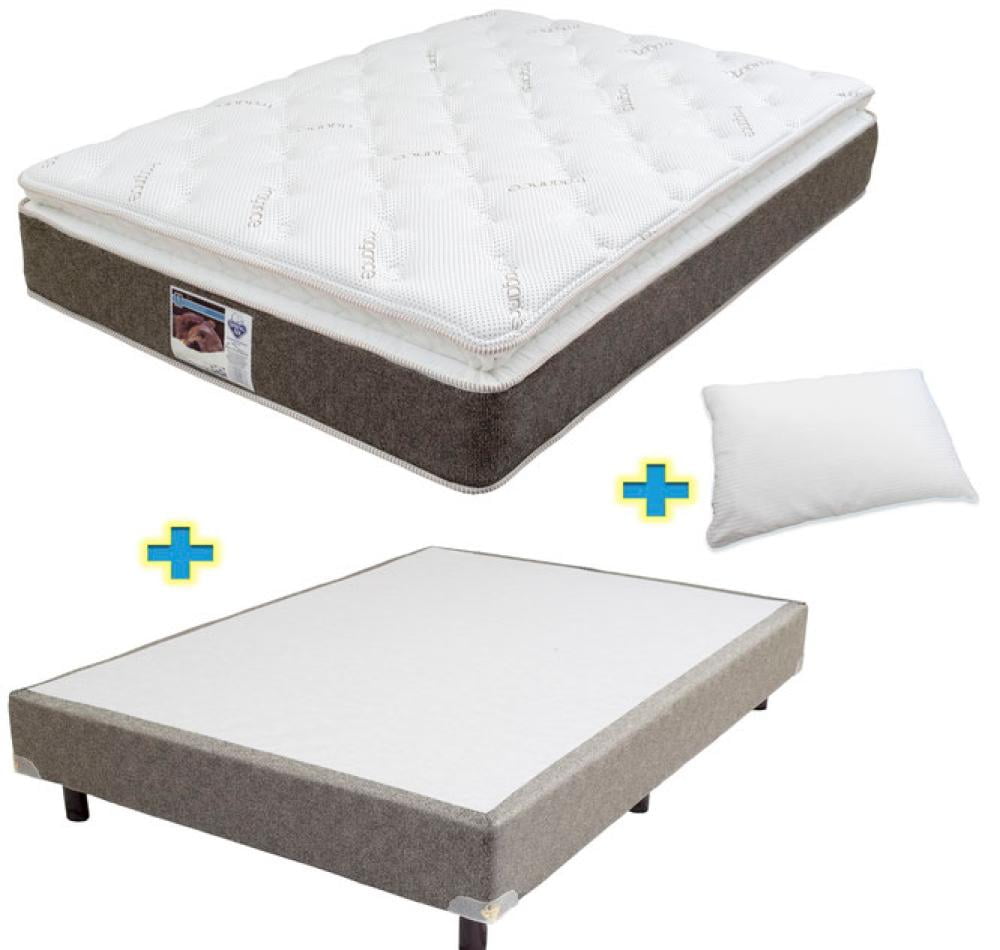 Colchon mas box Matrimonial y almohada de regalo Spring Air Divine