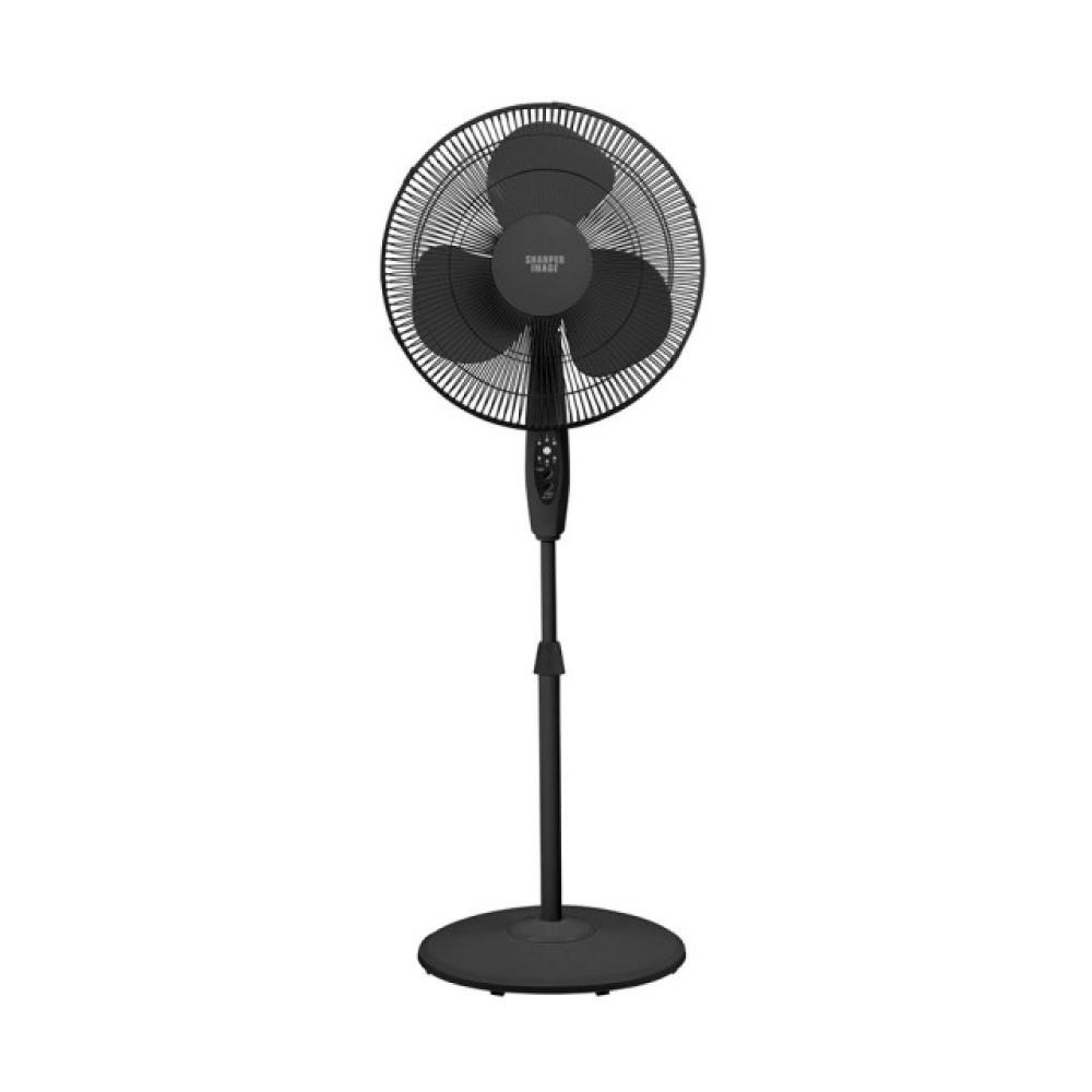 VENTILADOR DE PEDESTAL, CON MOVIMIENTO OSCILATORIO DE 16”NEGRO Sharper