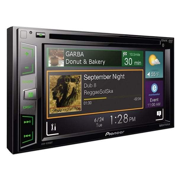 Autoestereo doble Din Pioneer AVH395BT Walmart en línea