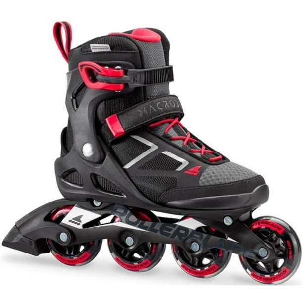 Pattini In Linea Rollerblade MACROBLADE 80 - Uomo, Nero/Lime, Telaio Alluminio - Foto 6