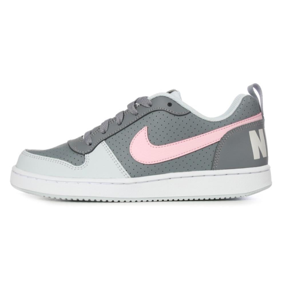 Nike grises cheap con rosa