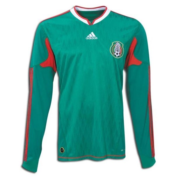 Jersey Adidas Manga Larga De La Seleccion De Mexico Mundial Sudafrica