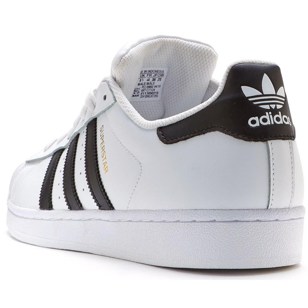 Adidas superstar blanco online y negro