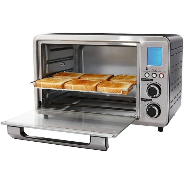 Horno Tostador Farberware Acero Inoxidable Panel digital Farberware 6 slice toaster oven