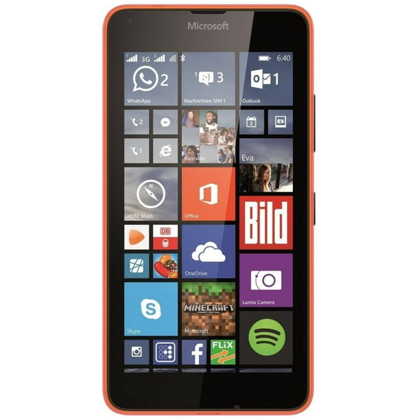 Celular Microsoft Microsoft Lumia 640 8GB Windows A00024651 Naranja